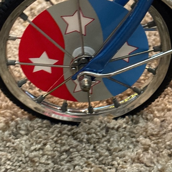 American Girl Blue and Red Doll Bicycle - Picture 2 of 14